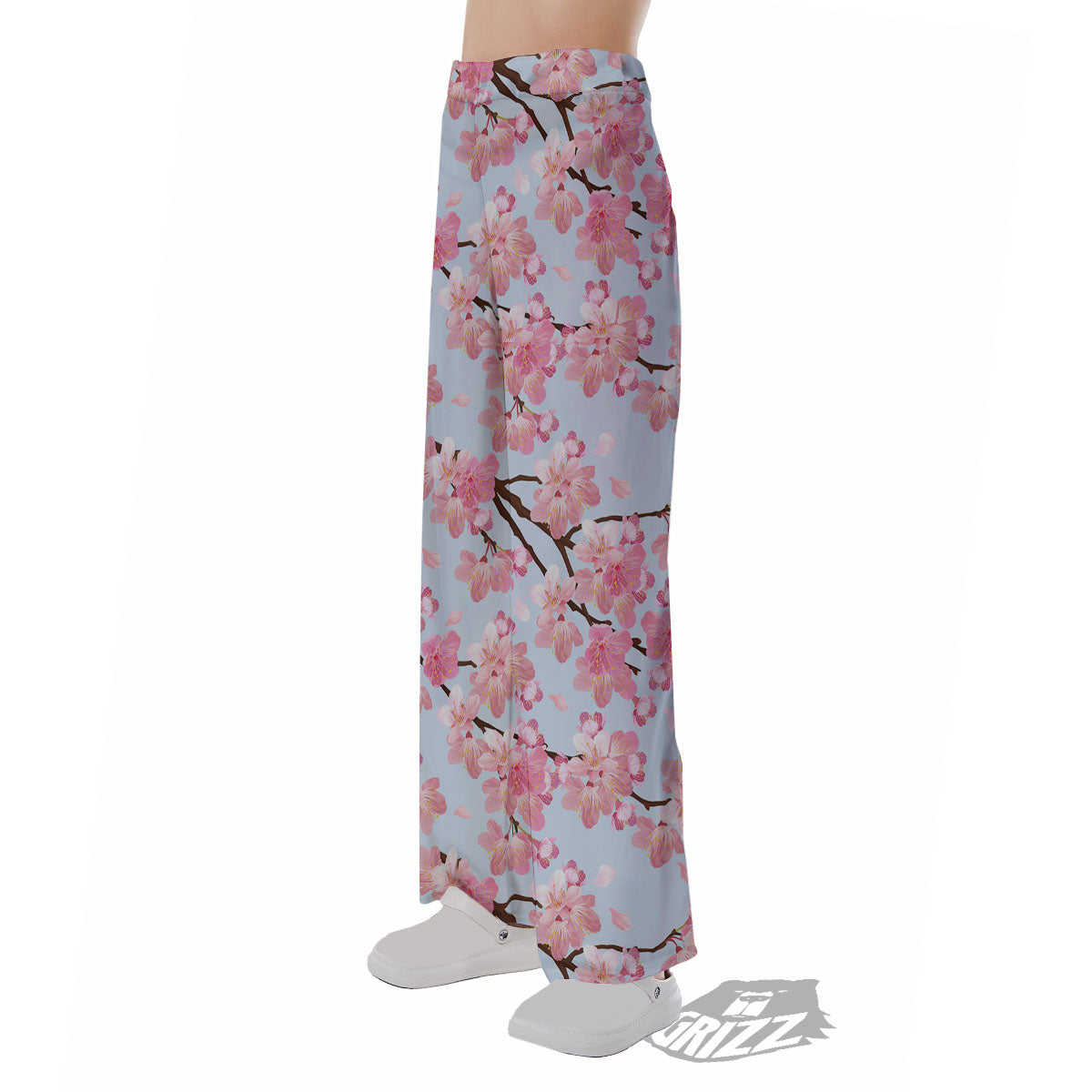 Cherry Blossom Tree Japanese Print Pattern Pajama Pants-grizzshop