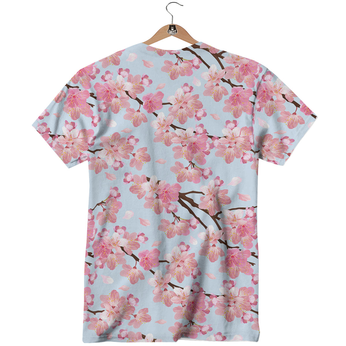Cherry Blossom Tree Japanese Print Pattern T-Shirt-grizzshop