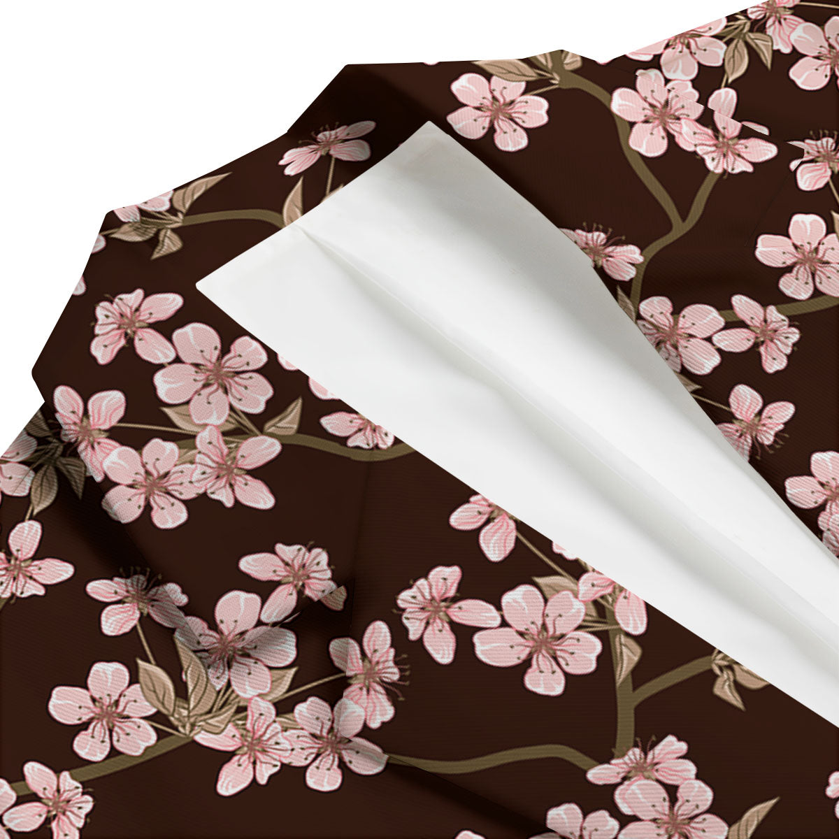 Cherry Blossom Vintage Print Pattern Men's Blazer-grizzshop