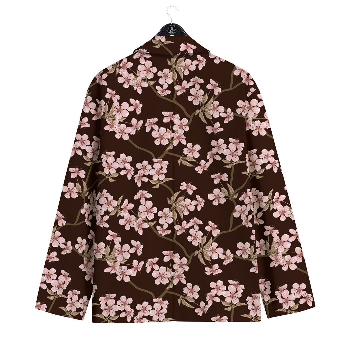 Cherry Blossom Vintage Print Pattern Men's Sport Coat-grizzshop