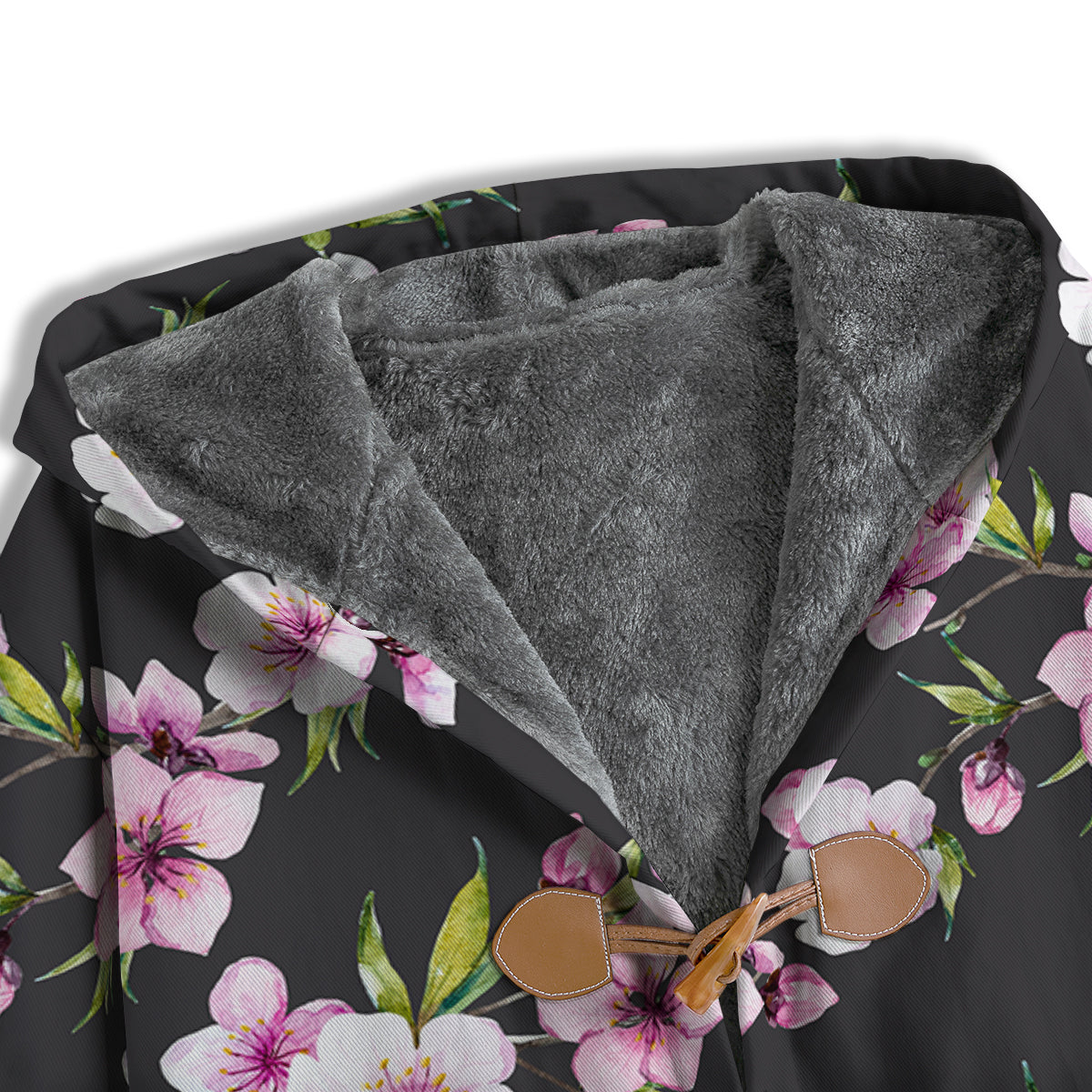 Cherry Blossom Watercolor Print Pattern Men's Windbreaker Jacket-grizzshop