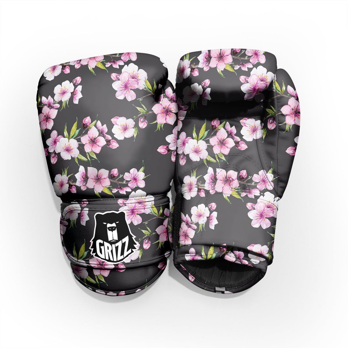 Cherry Blossom Watercolor Print Pattern Pro Boxing Glove