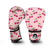 Cherry Pattern Print Boxing Gloves-grizzshop