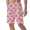 Cherry Pattern Print Men's Shorts-grizzshop