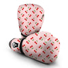 Cherry Pink Pattern Print Boxing Gloves-grizzshop