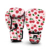 Cherry Print Pattern Boxing Gloves-grizzshop