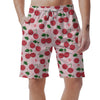 Cherry Print Pattern Men's Shorts-grizzshop