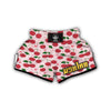 Cherry Print Pattern Muay Thai Boxing Shorts-grizzshop