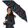 Cherry Red Print Pattern Umbrella-grizzshop