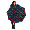 Cherry Red Print Pattern Umbrella-grizzshop