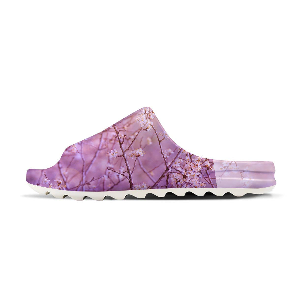 Cherry Blossom Sunrise Japanese Print Sandals-grizzshop