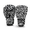 Chess Pattern Print Boxing Gloves-grizzshop