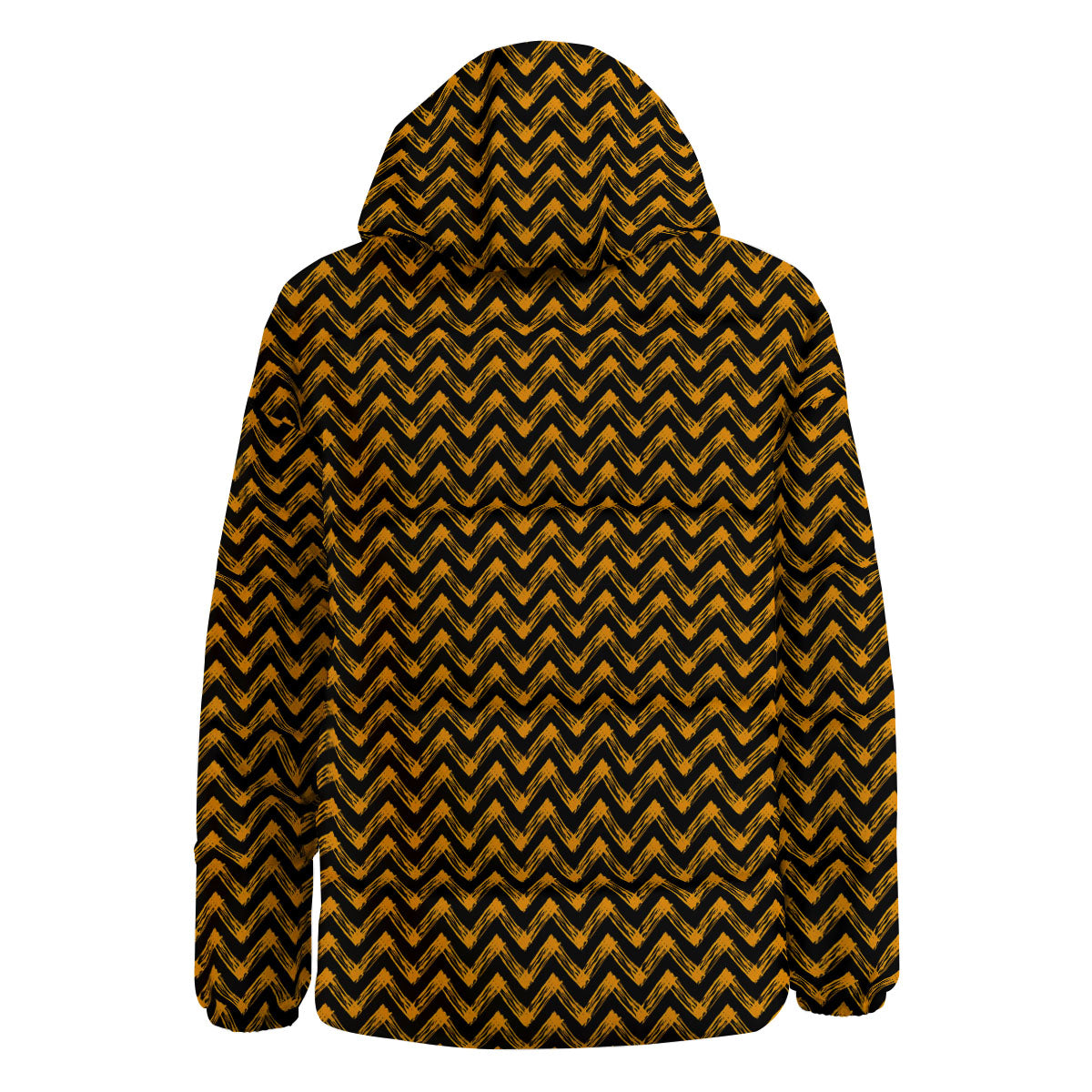 Chevron Halloween Print Pattern Down Jacket-grizzshop