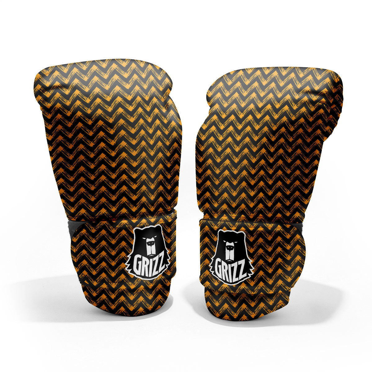 Chevron Halloween Print Pattern Pro Boxing Glove