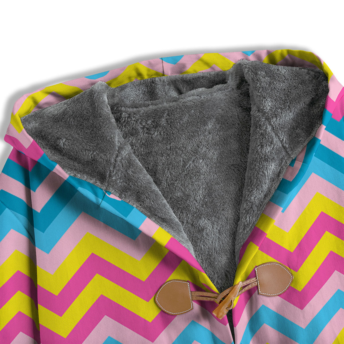 Chevron Rainbow Print Pattern Men's Windbreaker Jacket-grizzshop