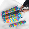 Chevron Rainbow Print Pattern Umbrella-grizzshop