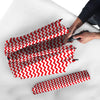 Chevron White And Red Print Pattern Umbrella-grizzshop