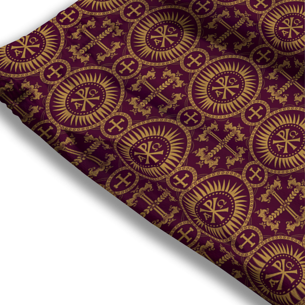 Chi Rho Print Pattern Mesh Shorts-grizzshop