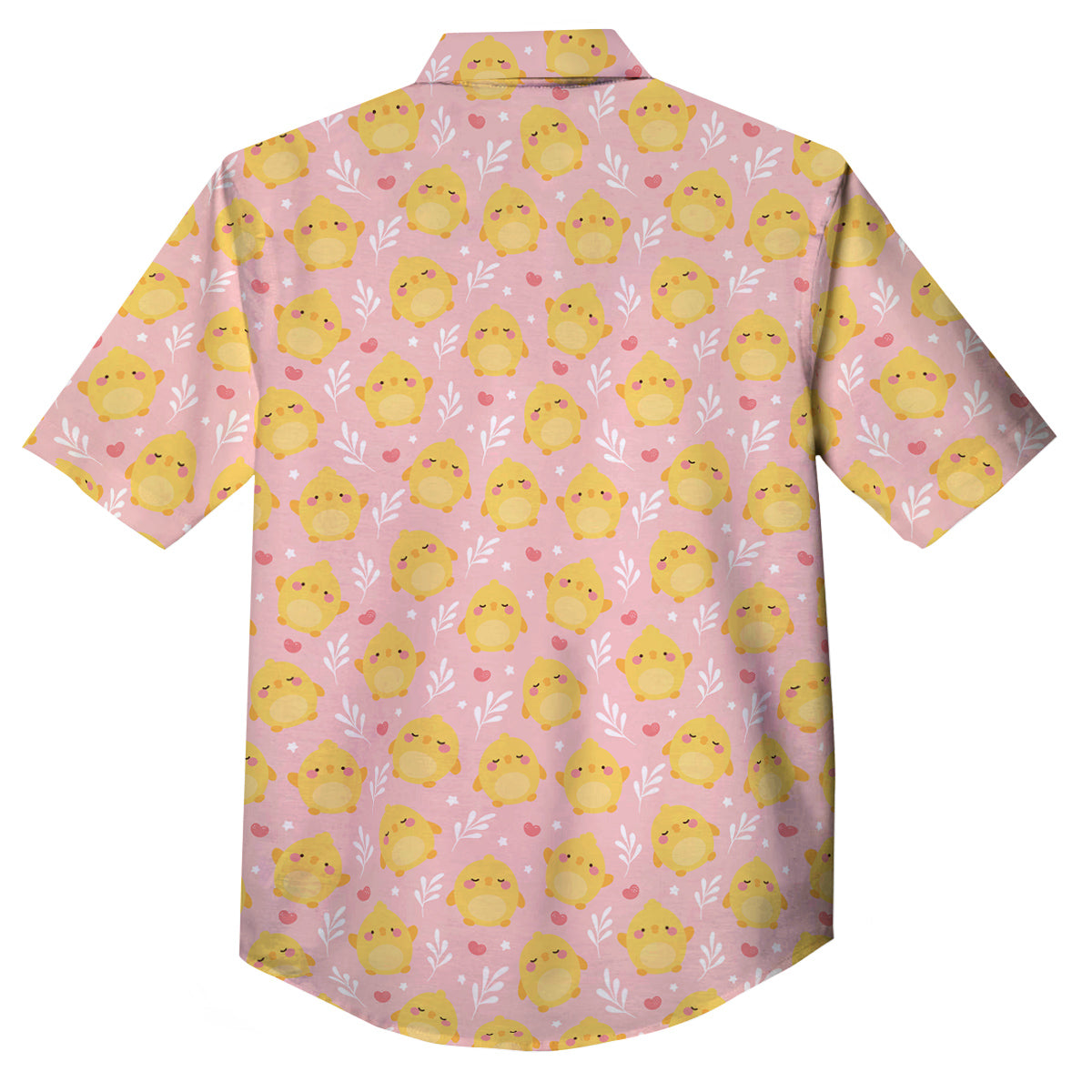 Chicken Cute Print Pattern Button Up Shirt-grizzshop
