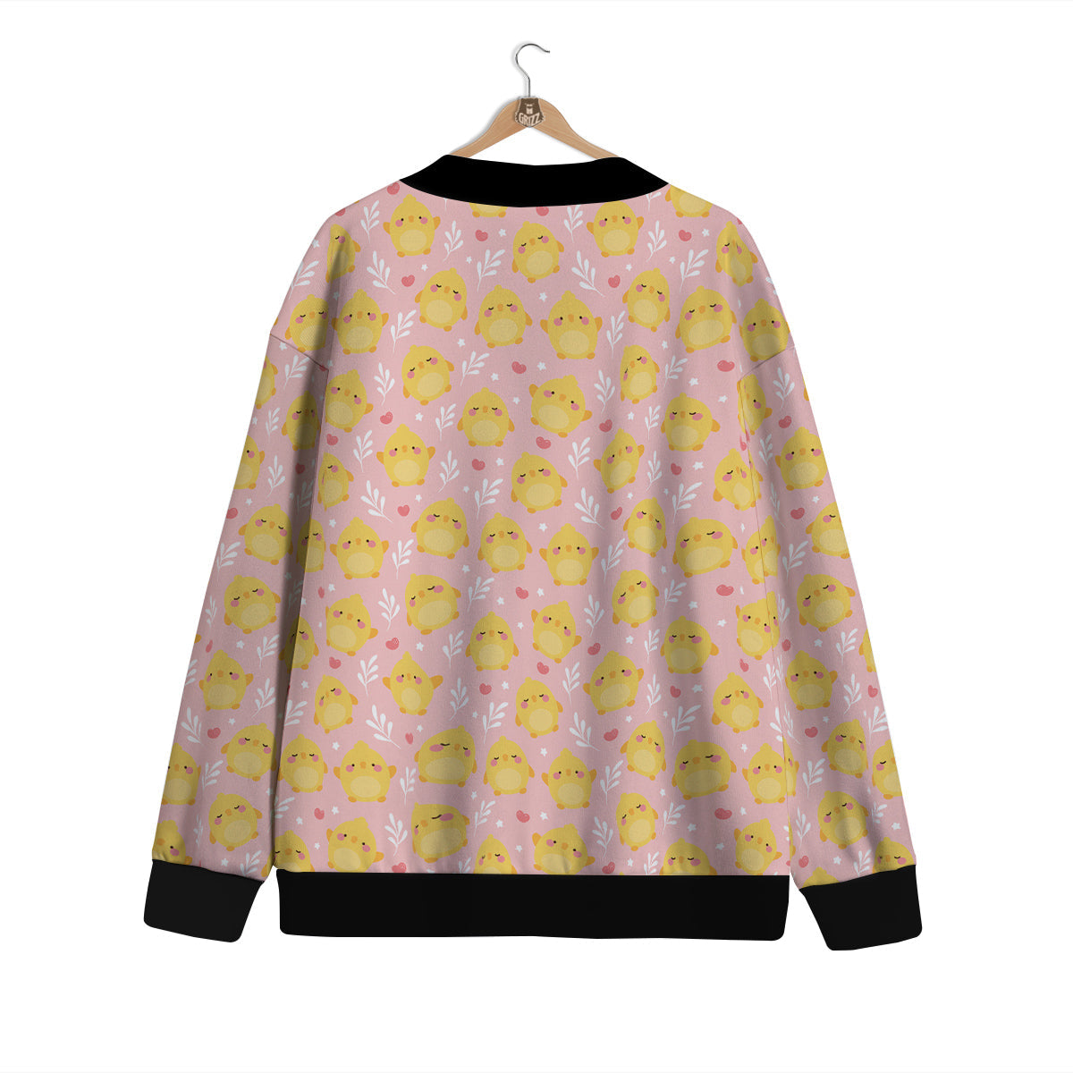 Chicken Cute Print Pattern Cardigan-grizzshop
