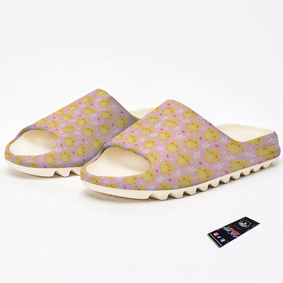 Chicken Cute Print Pattern Sandals-grizzshop