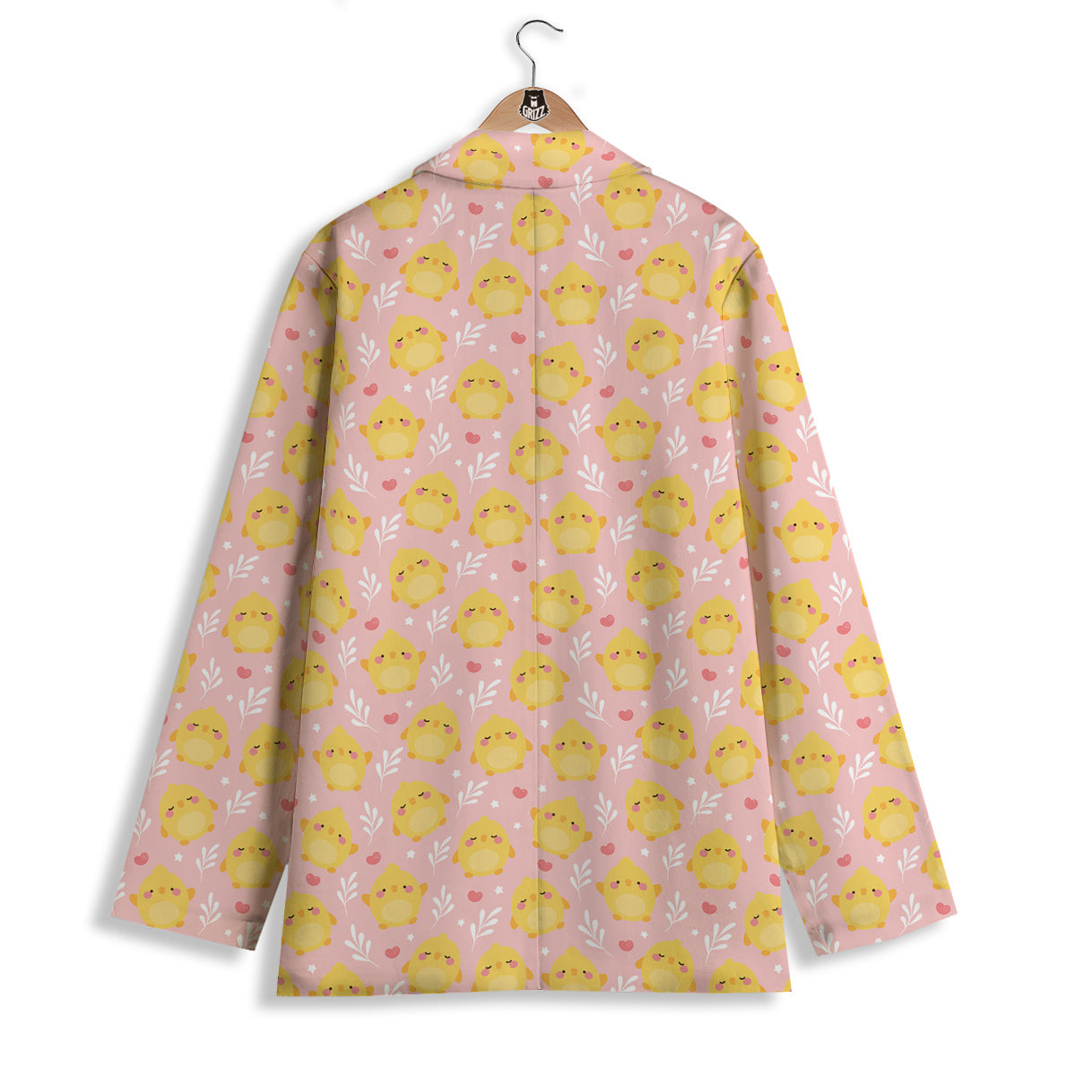 Chicken Cute Print Pattern Women's Blazer-grizzshop