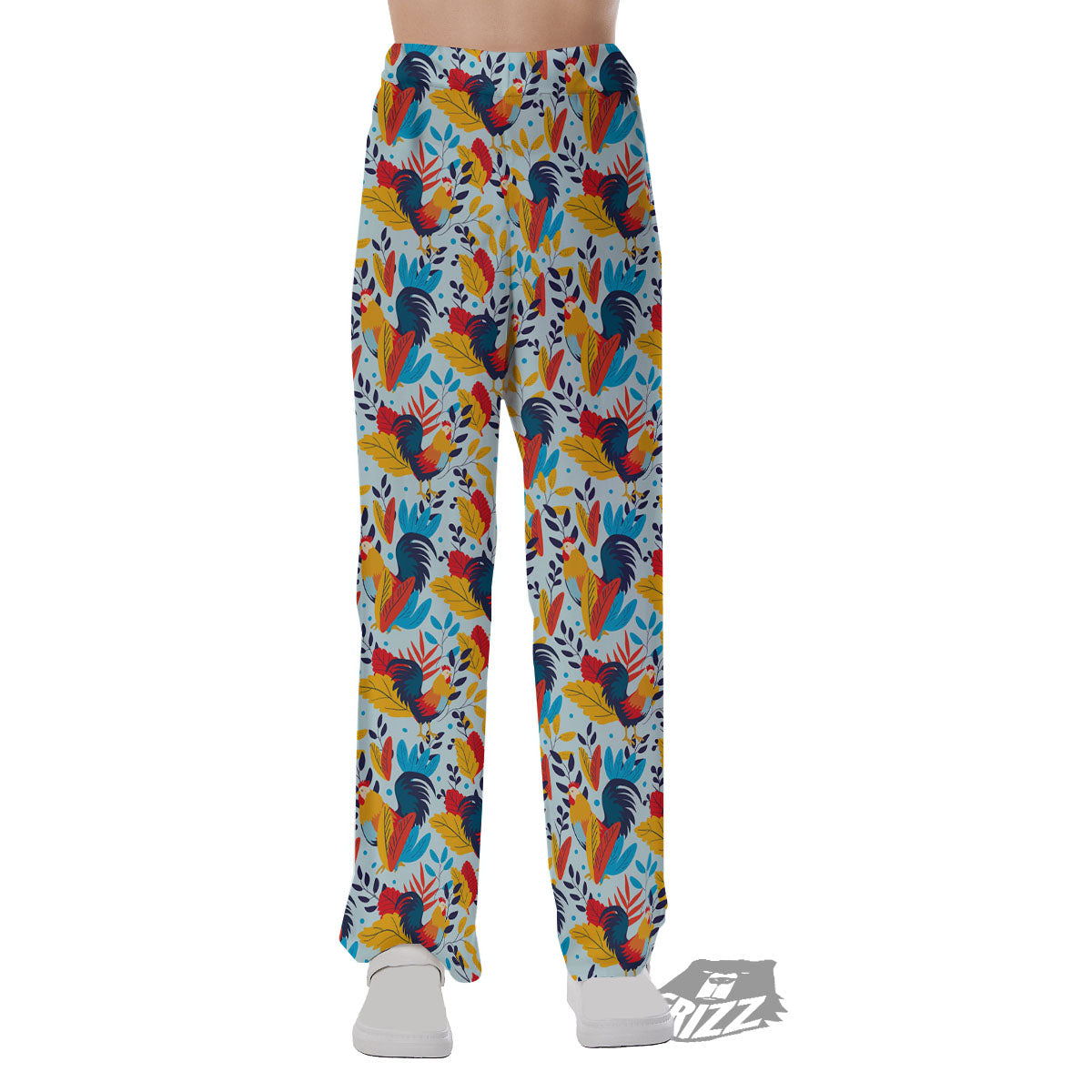 Chicken Exotic Print Pattern Pajama Pants-grizzshop