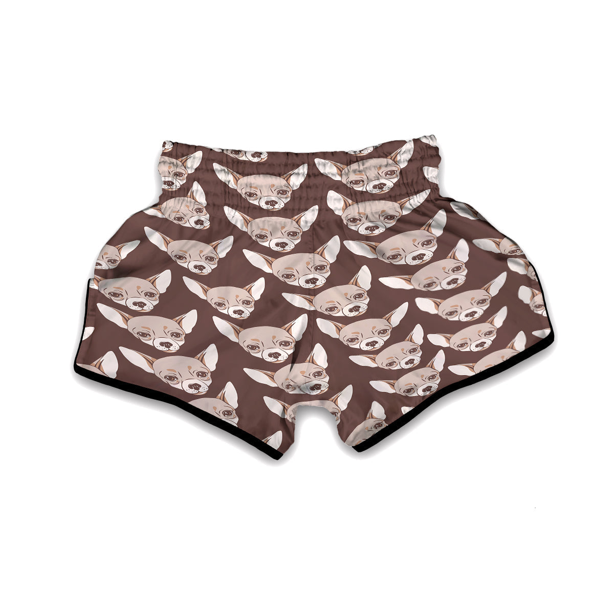 Chihuahua Pattern Muay Thai Boxing Shorts-grizzshop