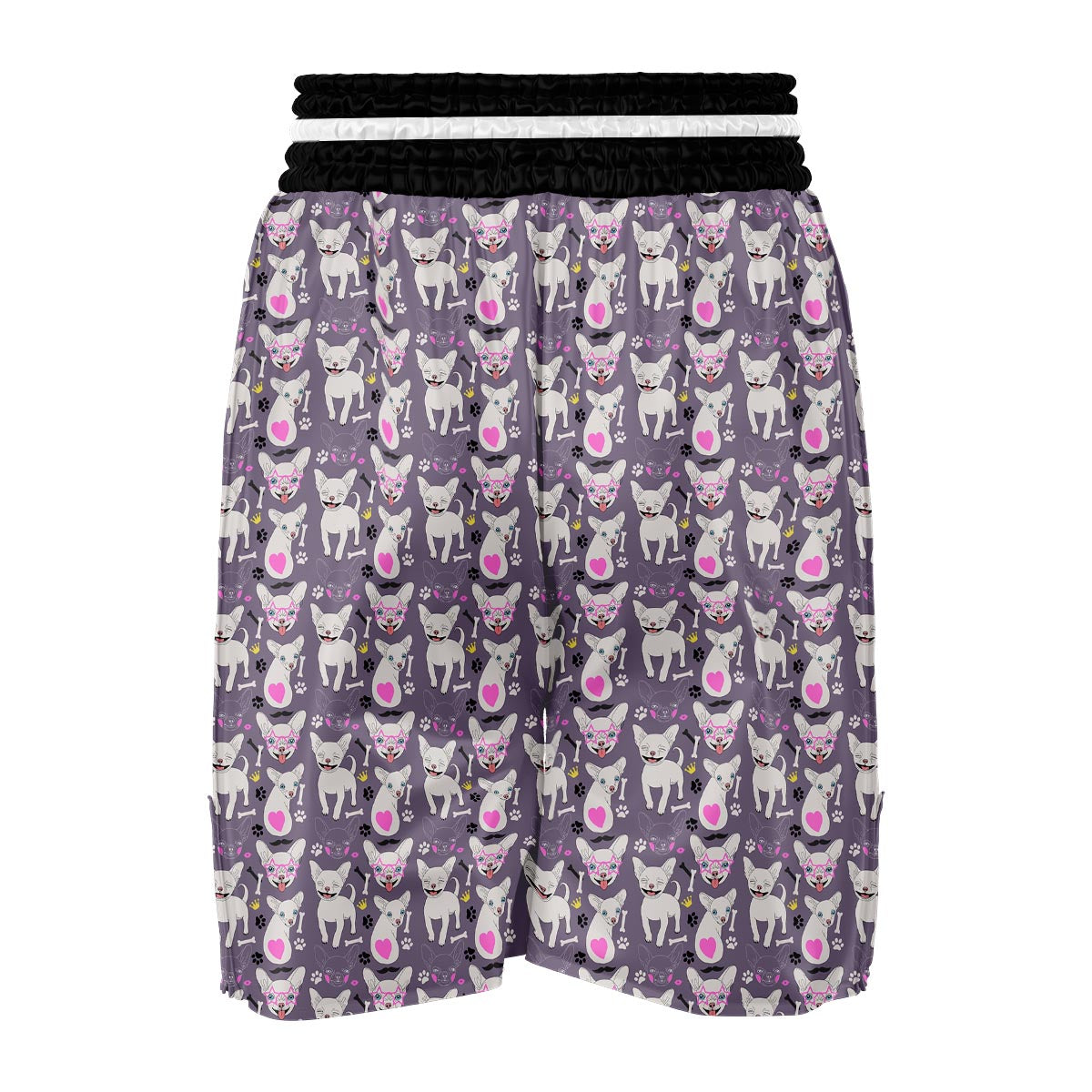 Chihuahua Print Pattern Boxing Shorts-grizzshop