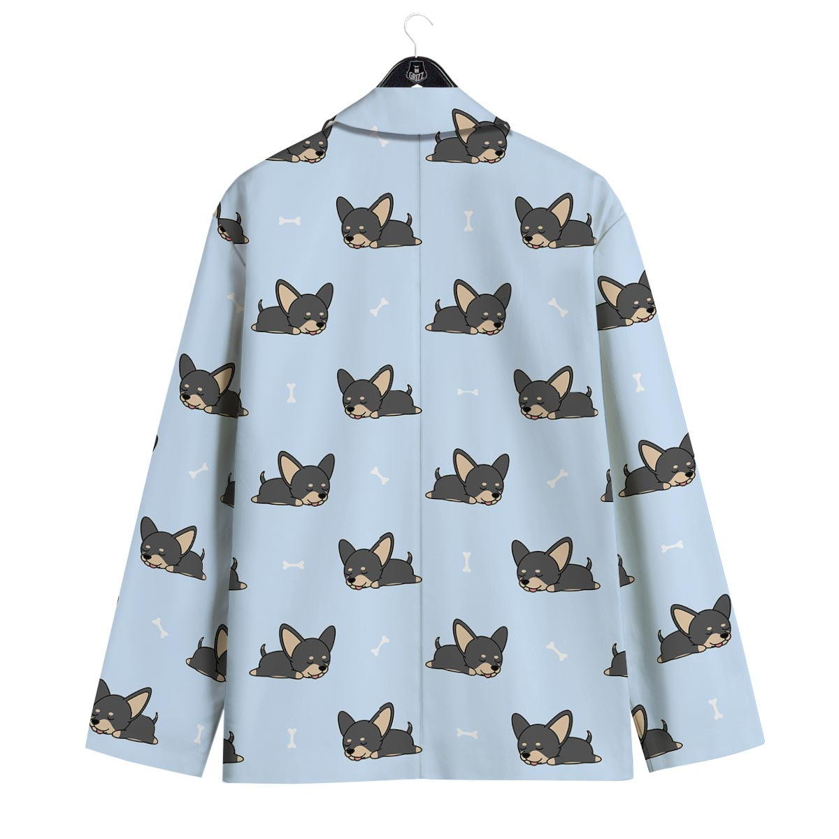 Chihuahua Sleeping Print Pattern Men's Sport Coat-grizzshop