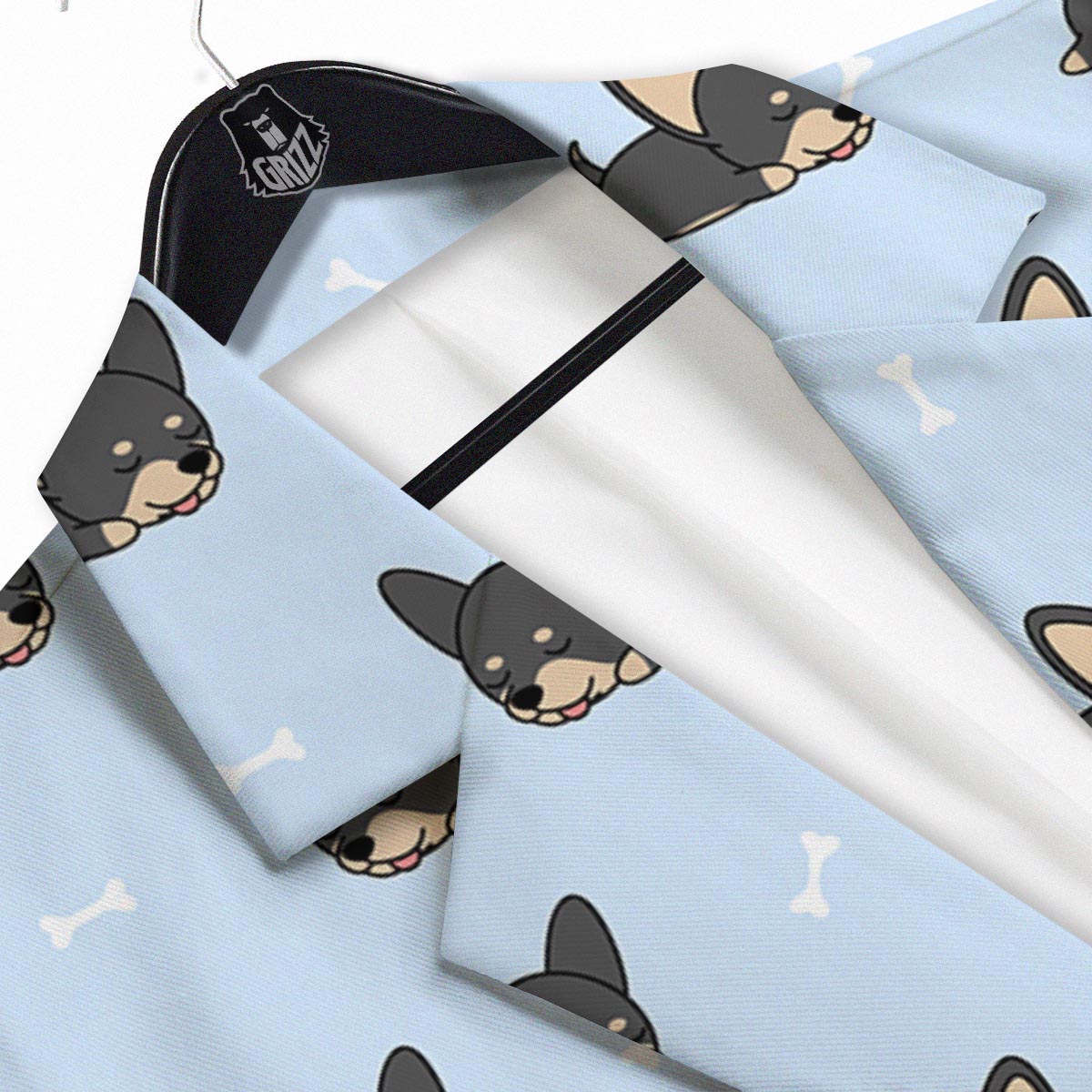 Chihuahua Sleeping Print Pattern Men's Sport Coat-grizzshop