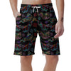 Chinese Dragon Character Print Men's Shorts-grizzshop