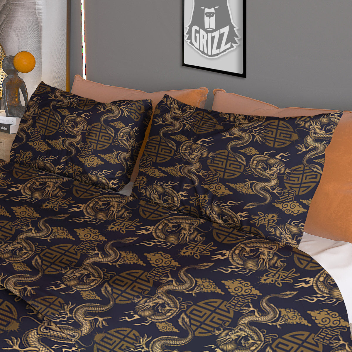 Dachshund Cute Print Pattern Duvet Cover Bedding Set