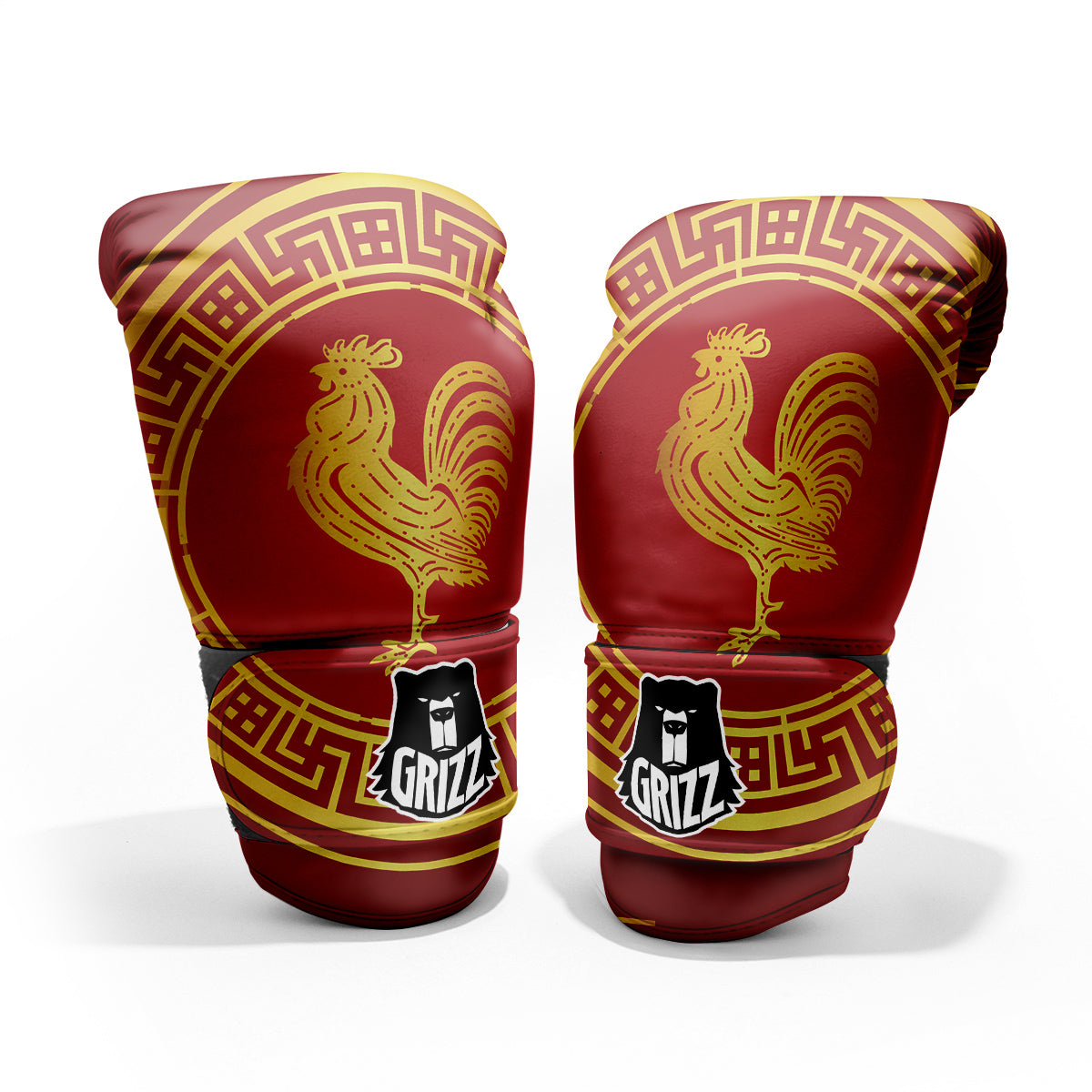 Chinese New Year Rooster Print Pro Boxing Glove