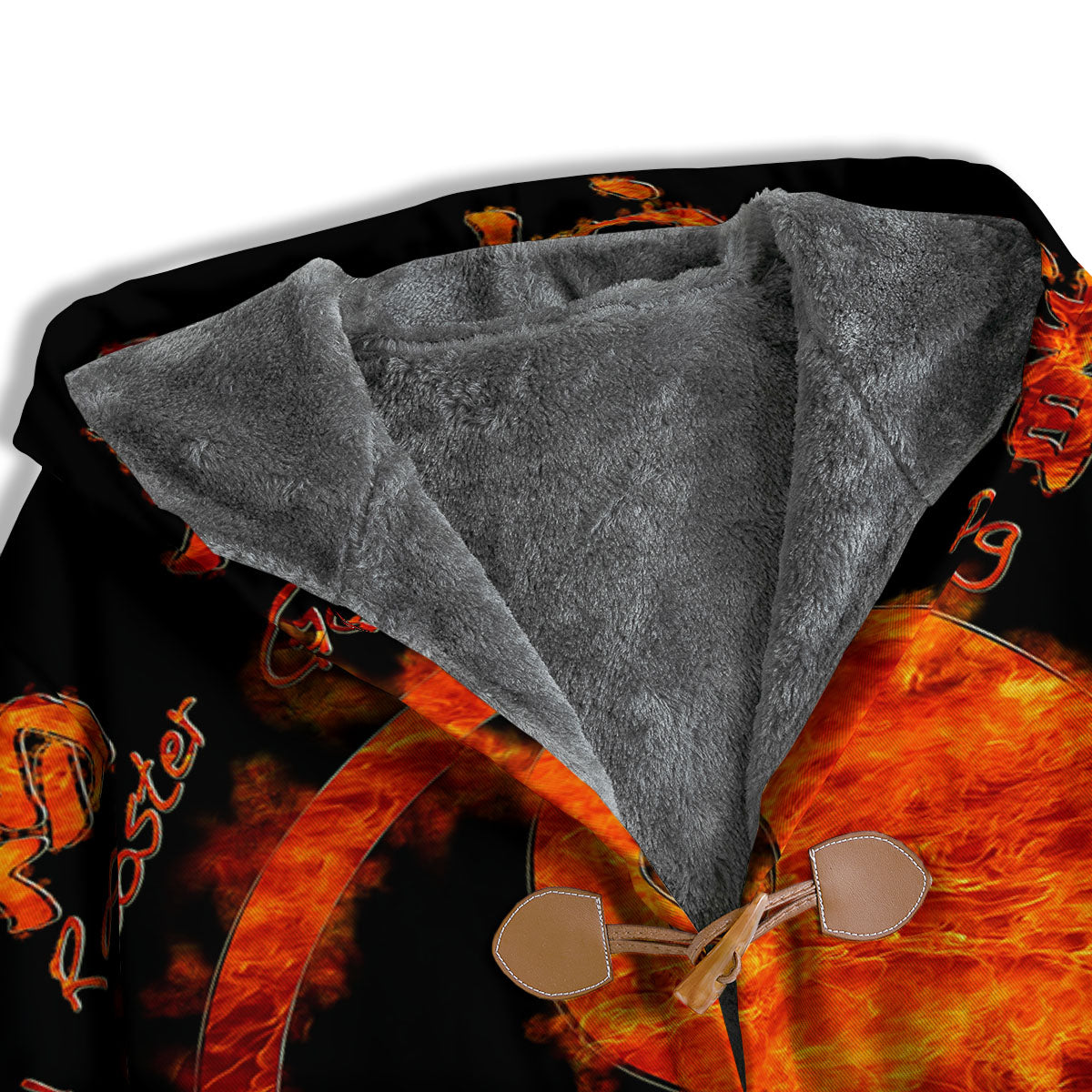Chinese Zodiac Fire Yin Yang Print Men's Windbreaker Jacket-grizzshop