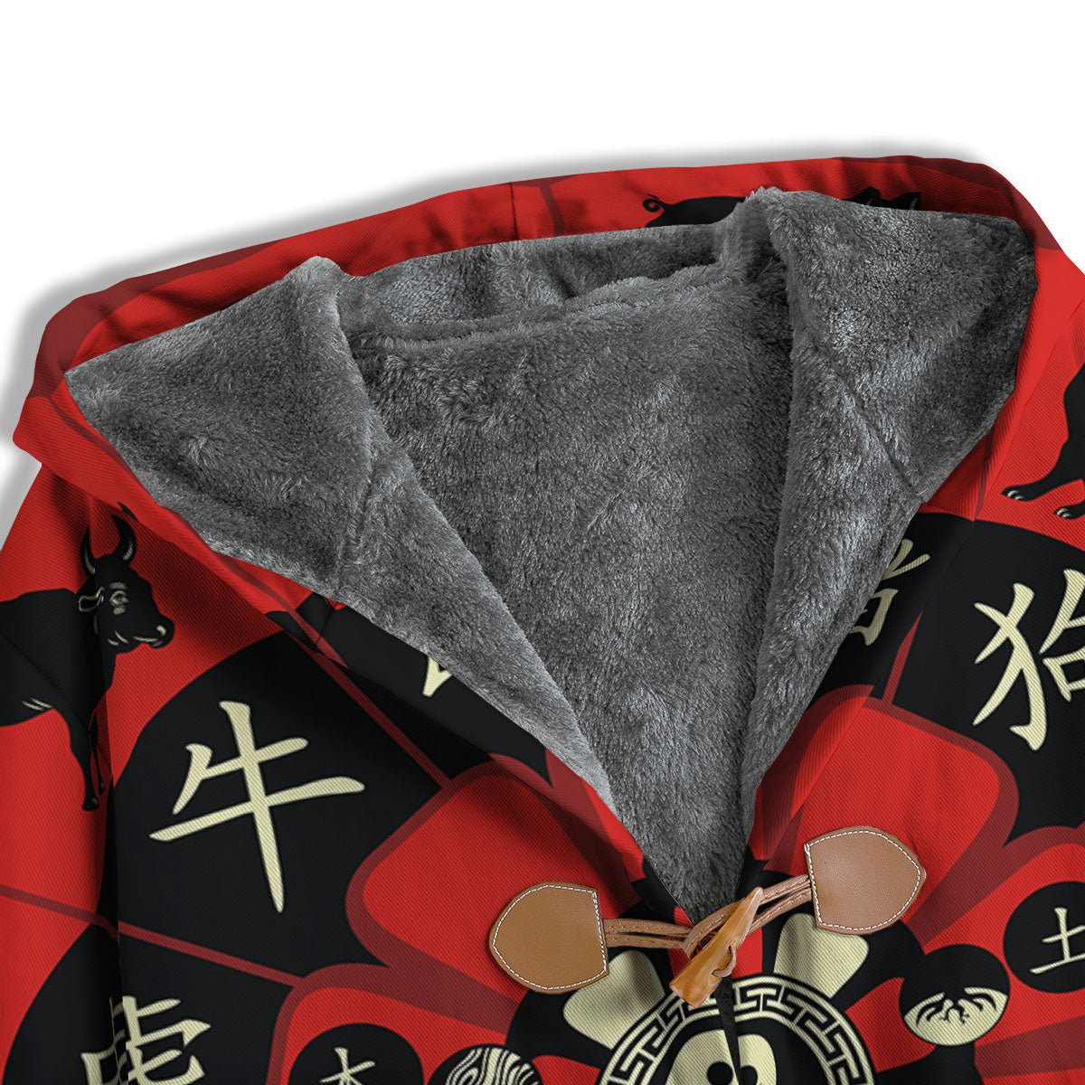 Chinese Zodiac Wheel Yin Yang Print Men's Windbreaker Jacket-grizzshop