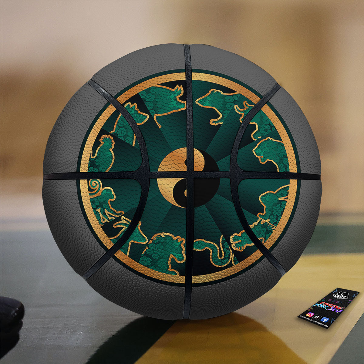 Chakra Manipura Print Pattern Basketball