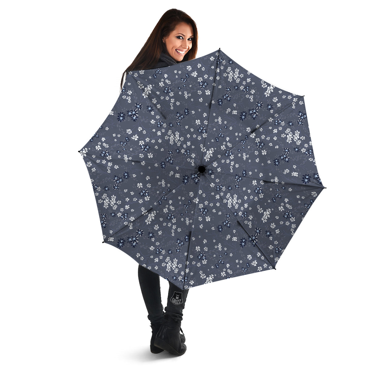Chintz Floral Vintage Print Pattern Umbrella-grizzshop