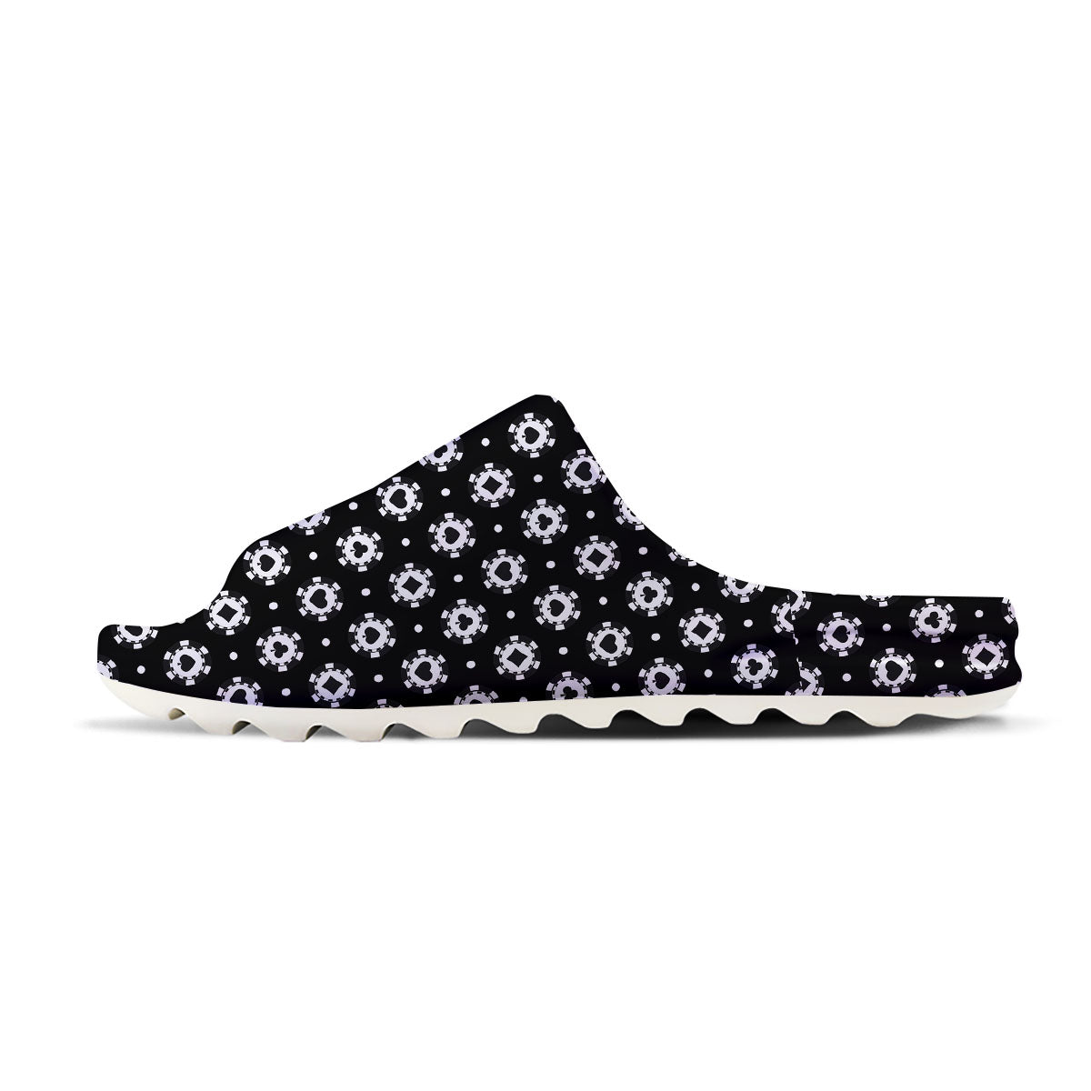 Chip And Casino Print Pattern Sandals-grizzshop