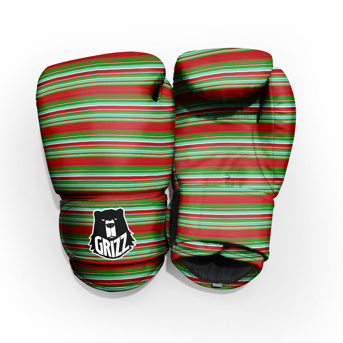 Chirstmas Serape Ethnic Mexican Print Pattern Pro Boxing Glove