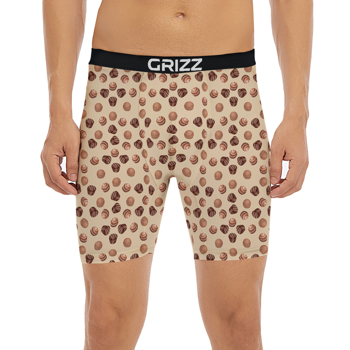 Chocolate Candy Print Pattern Boxer Briefs-grizzshop