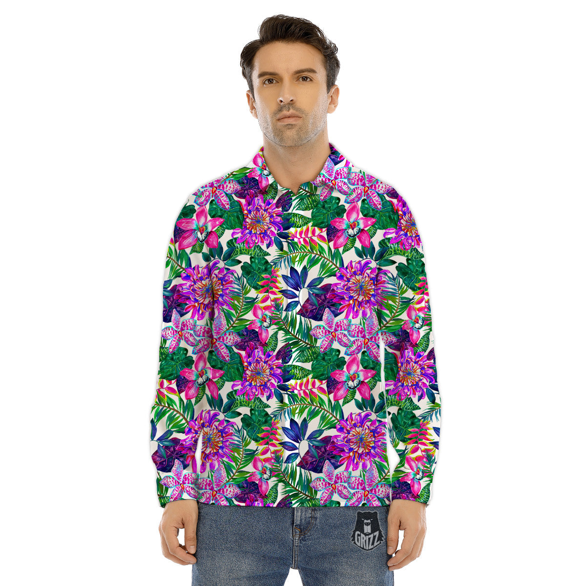 Chocolate Candy Print Pattern Men's Dress Shirts-grizzshop