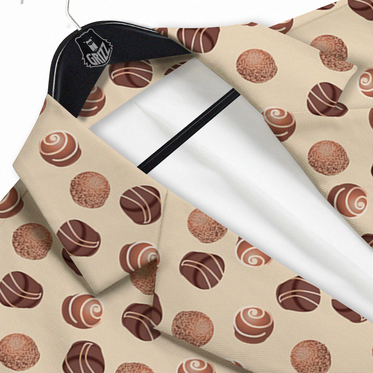 Chocolate Candy Print Pattern Men's Sport Coat-grizzshop