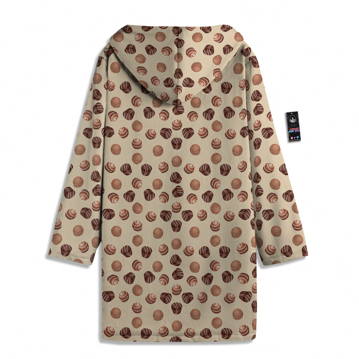 Chocolate Candy Print Pattern Men's Windbreaker Jacket-grizzshop