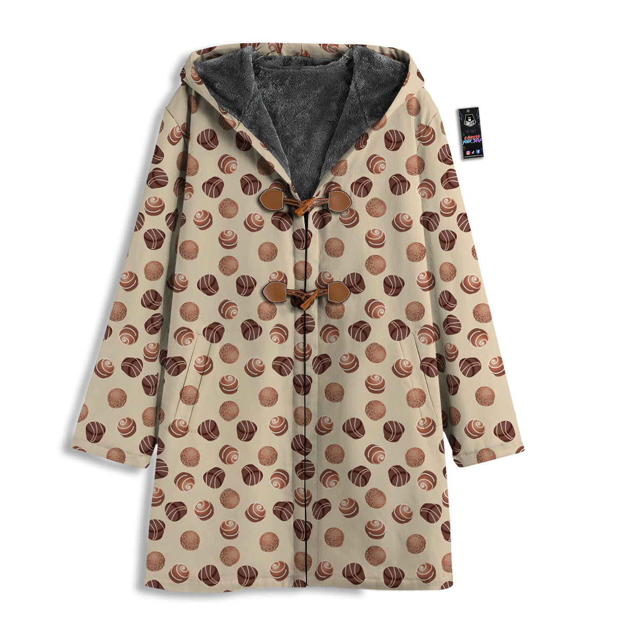 Chocolate Candy Print Pattern Men's Windbreaker Jacket-grizzshop