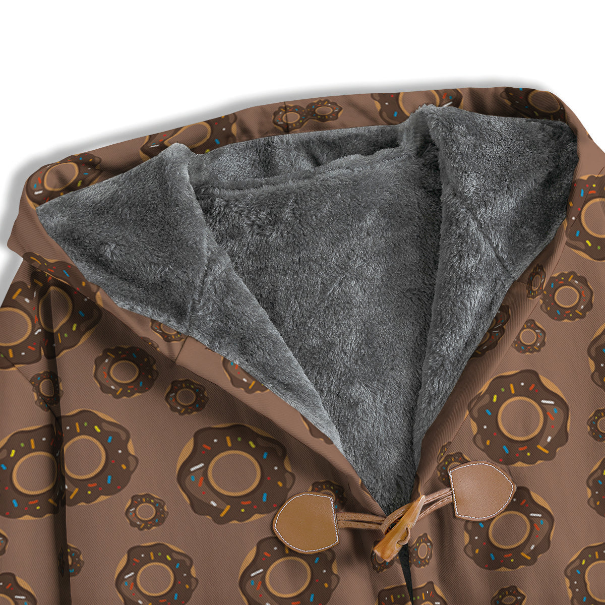 Chocolate Donuts Print Pattern Men's Windbreaker Jacket-grizzshop