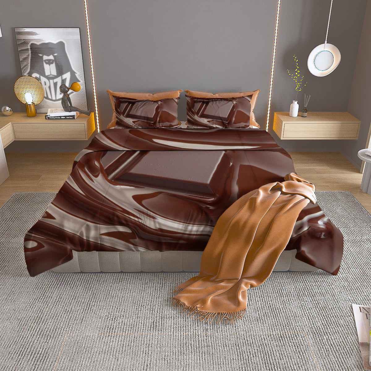 Darts Bar Lights Sign Print Duvet Cover Bedding Set
