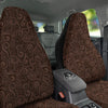 Chocolate Texture Brown Print Pattern Car Seat Covers-grizzshop