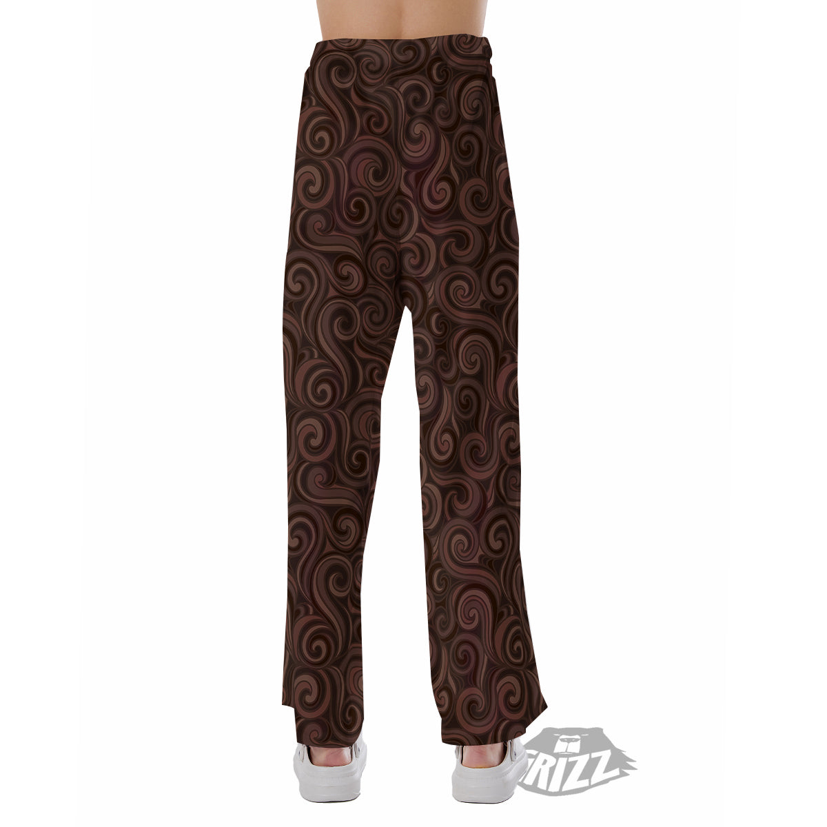 Chocolate Texture Brown Print Pattern Pajama Pants-grizzshop