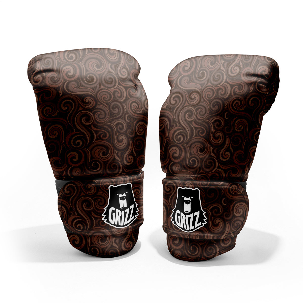 Chocolate Texture Brown Print Pattern Pro Boxing Glove